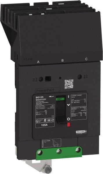 35 Amp, 480Y/277 VAC, 3 Pole, Panel Mount B-Frame Circuit Breaker MPN:BDA34035Y