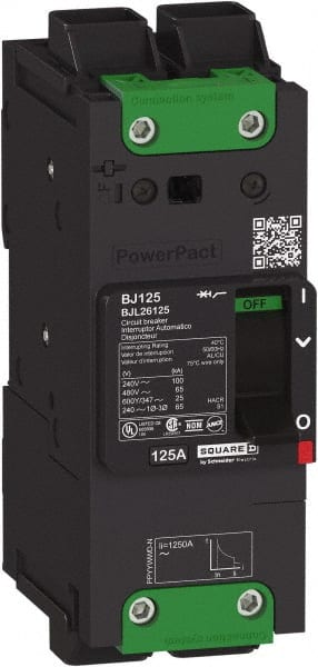 35 Amp, 600Y/347 VAC, 2 Pole, Unit Mount B-Frame Circuit Breaker MPN:BDL26035