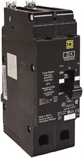 Circuit Breakers, Circuit Breaker Type: Miniature Circuit Breaker  MPN:EGB26015