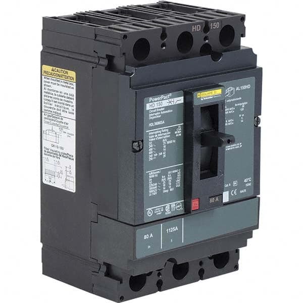 100 Amp, 250 VDC, 600 VAC, 3 Pole, Unit Mount Molded Case Circuit Breaker MPN:HDL36100SD