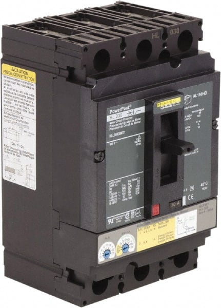 30 Amp, 600 V, 3 Pole, Panel Mount Circuit Breaker MPN:HLL36030M71