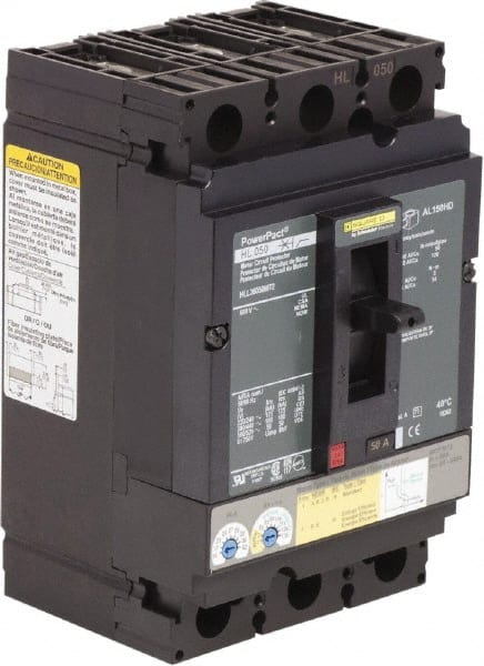 50 Amp, 600 V, 3 Pole, Panel Mount Circuit Breaker MPN:HLL36050M72