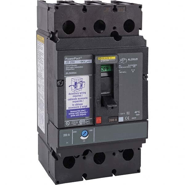 175 Amp, 250 VDC, 600 VAC, 2 Pole, Unit Mount Molded Case Circuit Breaker MPN:JDL26175CLC