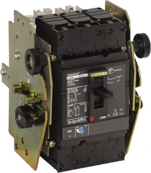 150 Amp, 250 VDC, 600 VAC, 3 Pole, Panel Mount Molded Case Circuit Breaker MPN:JDL36150C