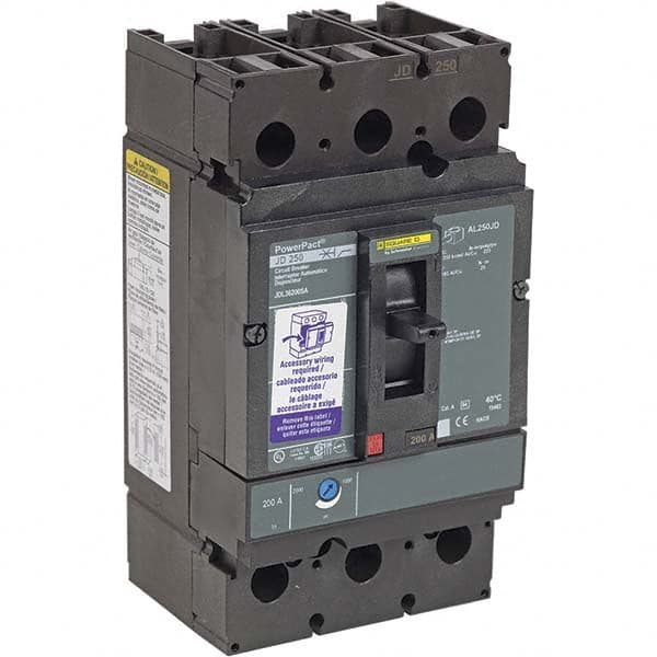 175 Amp, 250 VDC, 600 VAC, 3 Pole, Unit Mount Molded Case Circuit Breaker MPN:JDL36175AA