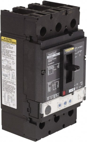 250 Amp, 600 VAC, 3 Pole, Panel Mount Molded Case Circuit Breaker MPN:JDL36250U31X