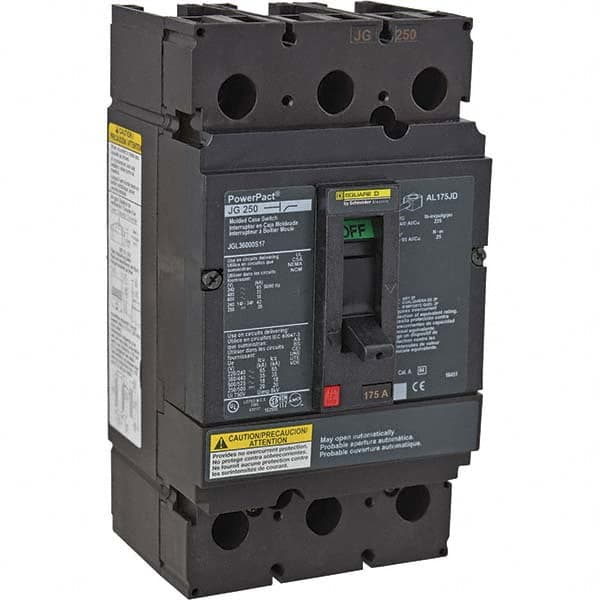 600 Volt, 175 Amp, Automatic Molded Case Switch MPN:JGL36000S17