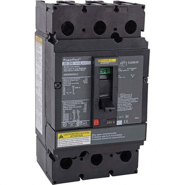 600 VAC, 250 Amp, Automatic Molded Case Switch MPN:JGM36000S25