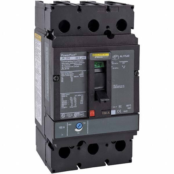 225 Amp, 250 VDC, 600 VAC, 3 Pole, Panel Mount Molded Case Circuit Breaker MPN:JRL36225