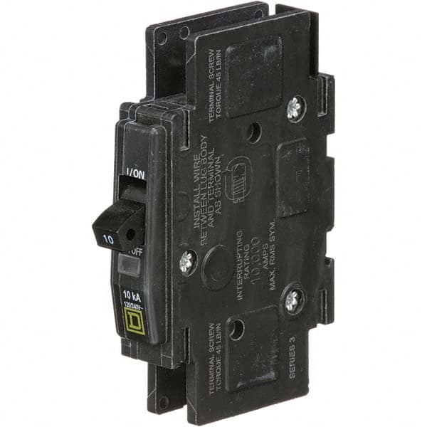 10 Amp, 240 VAC, 1 Pole, Panel Mount Miniature Circuit Breaker MPN:QOU110