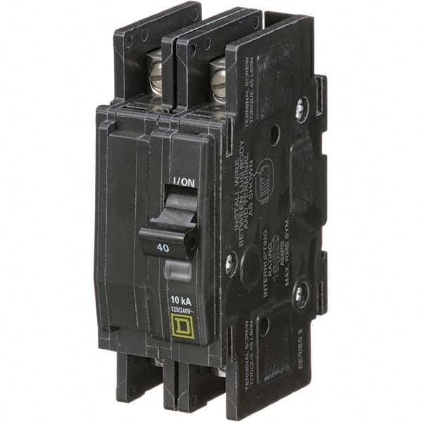 40 Amp, 240 VAC, 2 Pole, Panel Mount Miniature Circuit Breaker MPN:QOU240