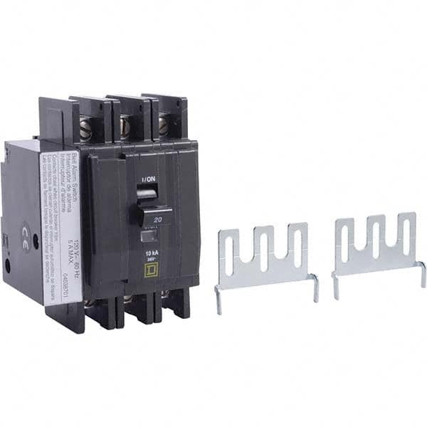 30 Amp, 240 VAC, 3 Pole, Panel Mount Miniature Circuit Breaker MPN:QOU3302100