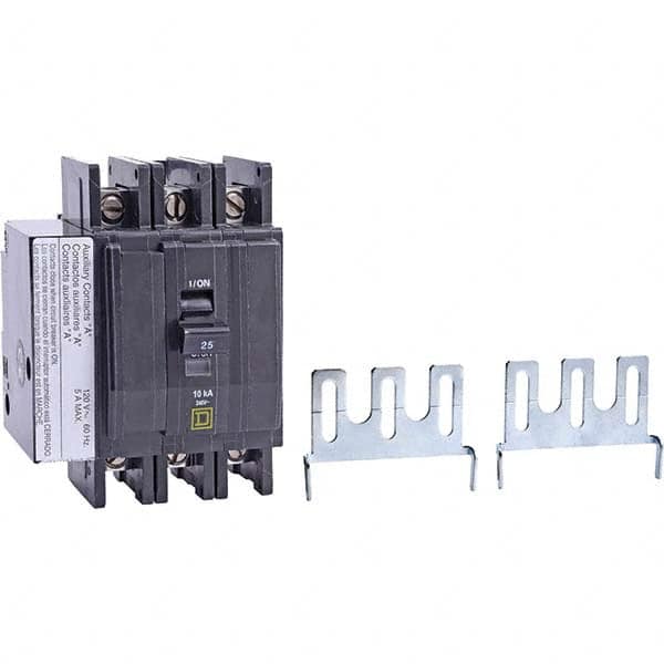 50 Amp, 240 VAC, 3 Pole, Panel Mount Miniature Circuit Breaker MPN:QOU3501200