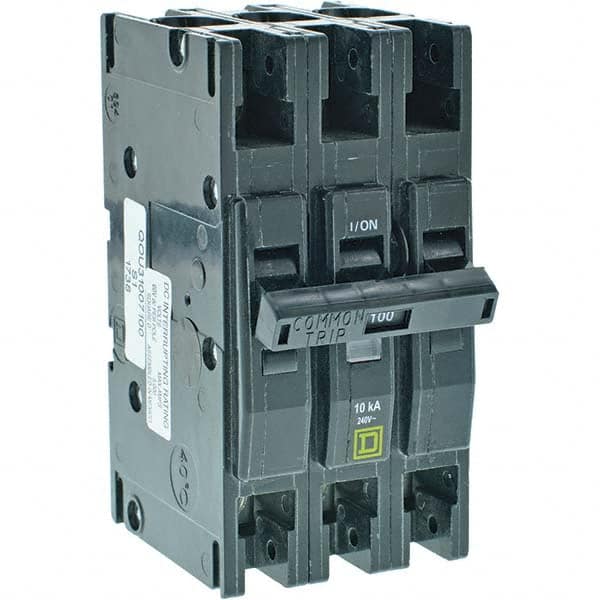 80 Amp, 240 VAC, 3 Pole, Panel Mount Miniature Circuit Breaker MPN:QOU3807100