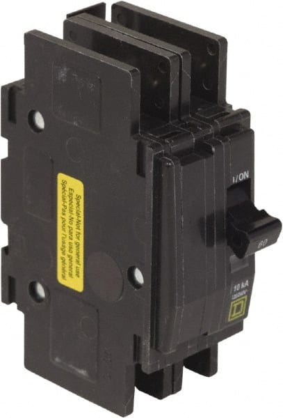 60 Amp, 120/240 VAC, 2 Pole, DIN Rail Mounted, Flush Mount, Surface Mount Miniature Circuit Breaker MPN:QOUQ260B