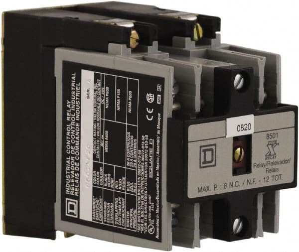 2NO, 600 VAC Control Relay MPN:8501XO20V01