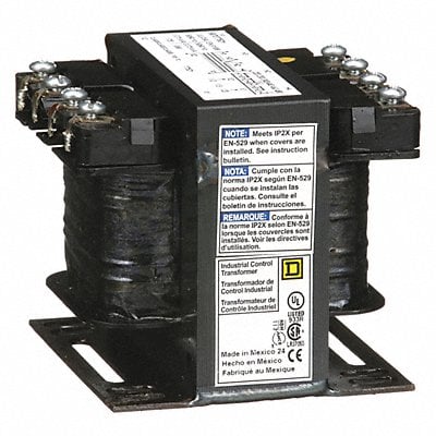 Control Transformer 75VA 4.43 in H MPN:9070T75D1