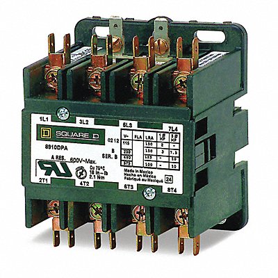 Contactor 600Vac 30Amp Dpa +Options MPN:8910DPA34V02U1