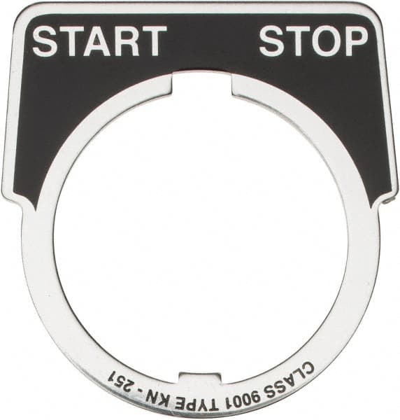 Metal Legend Plate - Start-Stop MPN:9001KN251