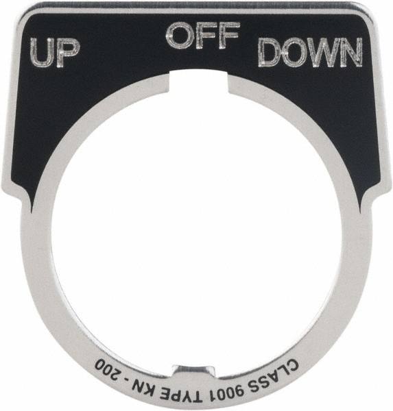 Metal Legend Plate - Up-Off-Down MPN:9001KN264