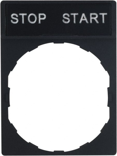 Rectangular, Legend Plate - Start-Stop MPN:ZBY2366