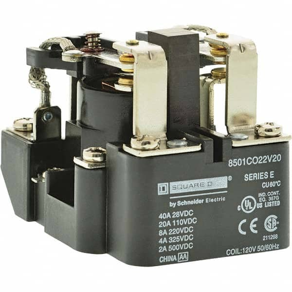 10 VA Power Rating, Electromechanical Screw Clamp General Purpose Relay MPN:8501CDO22V60