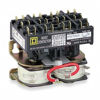 Hoist Contactor 120VAC w/JumperStraps 3P MPN:8965RO10V02