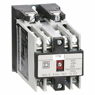 H2719 NEMA Control Relay 8NO 120VAC 10A MPN:8501XO80V02