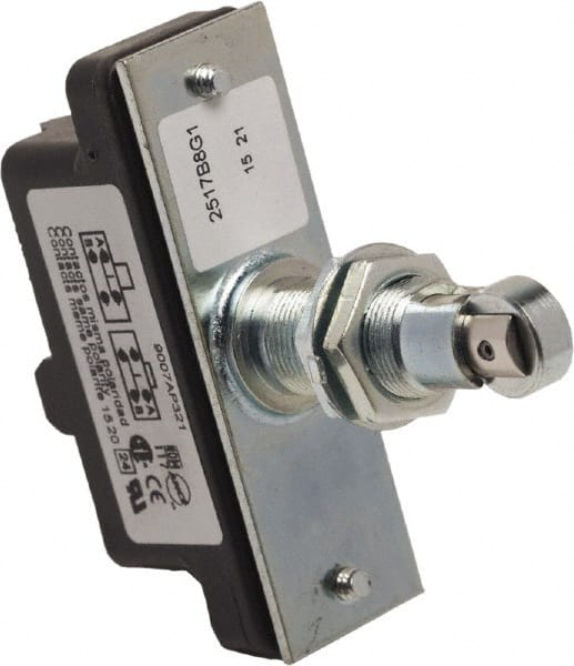 General Purpose Limit Switch: SPDT, NC, Roller Plunger, Side MPN:9007AP321