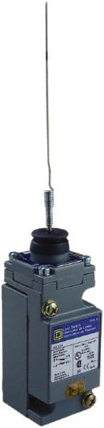 General Purpose Limit Switch: DPDT, 2NC/2NO, Cat Whisker MPN:9007C62L