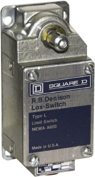 General Purpose Limit Switch: 3PDT, 2NC/NO, Rotary Spring Return, Side MPN:L100WTR2M10