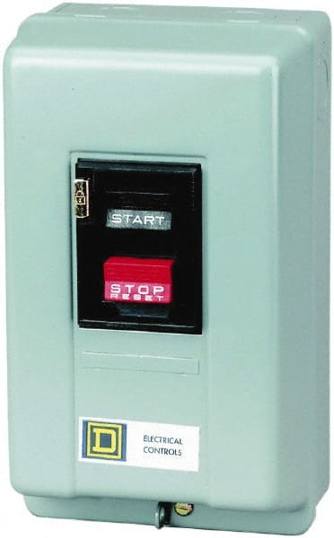 3 Poles, 18 Amp, M-0 NEMA, Enclosed Pushbutton Manual Motor Starter MPN:2510MBG2