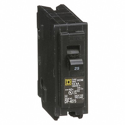 Circuit Breaker 25A Plug In 120V 1P MPN:HOM125