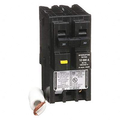 Circuit Breaker 30A Plug In 120/240V 2P MPN:HOM230GFI