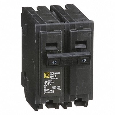 Circuit Breaker 40A Plug In 120/240V 2P MPN:HOM240