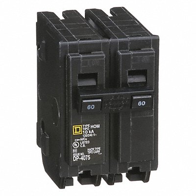 Circuit Breaker 60A Plug In 120/240V 2P MPN:HOM260