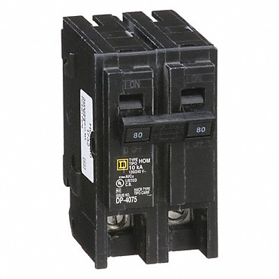 Circuit Breaker 80A Plug In 120/240V 2P MPN:HOM280