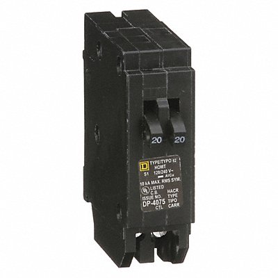 Circuit Breaker 20A Plug In 120/240V 1P MPN:HOMT2020