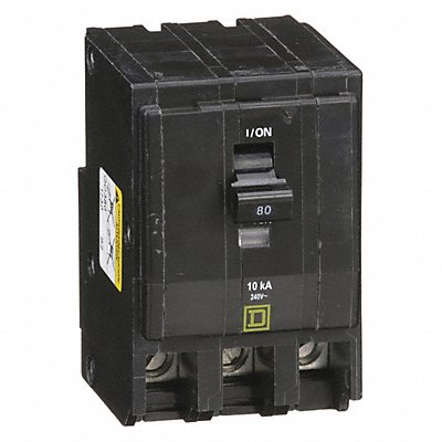 Circuit Breaker 80A Plug In 120/240V 3P MPN:QO380