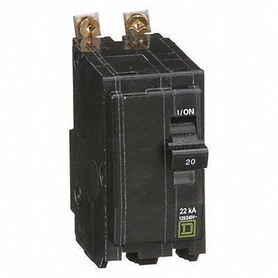 Circuit Breaker 20A Bolt On 120/240V 2P MPN:QOB220VH