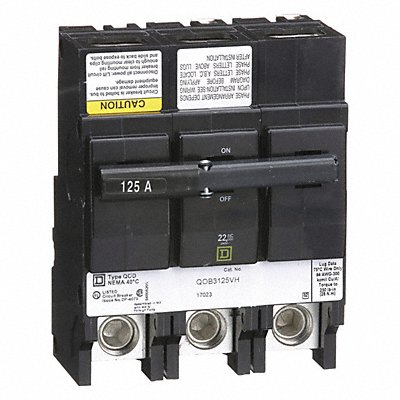 Circuit Breaker 125A Bolt On 120/240V 3P MPN:QOB3125VH