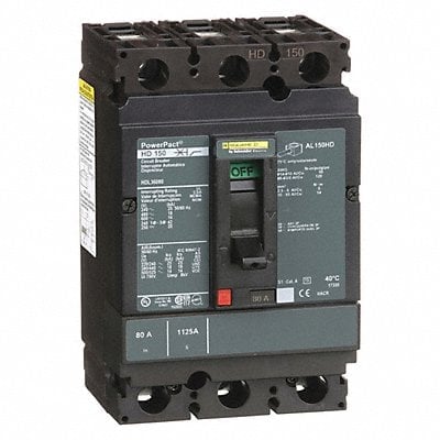 Circuit Breaker 80A 3P 600VAC HD MPN:HDL36080