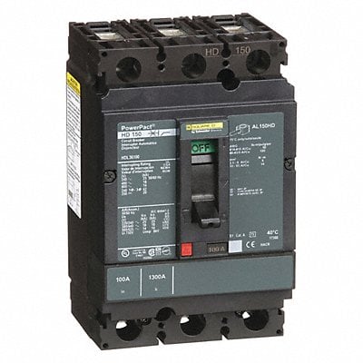 Circuit Breaker 100A 3P 600VAC HD MPN:HDL36100