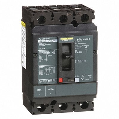 Circuit Breaker 125A 3P 600VAC HD MPN:HDL36125