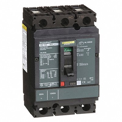 Circuit Breaker 150A 3P 600VAC HD MPN:HDL36150