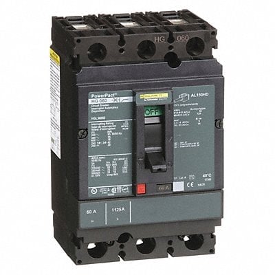 Circuit Breaker 60A 3P 600VAC HG MPN:HGL36060