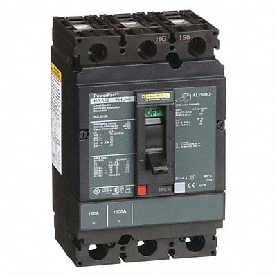 Circuit Breaker 150A 3P 600VAC HG MPN:HGL36150