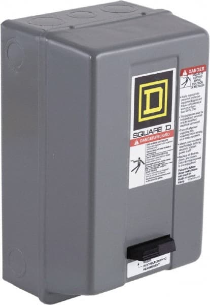 277 Coil VAC at 60 Hz, 27 Amp, NEMA Size 1, Nonreversible Enclosed Enclosure NEMA Motor Starter MPN:8536SCG3V04S