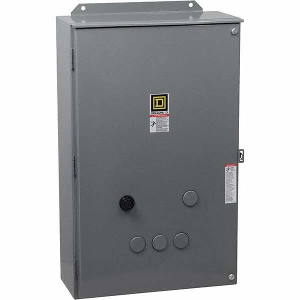 110 Coil VAC at 50 Hz, 120 Coil VAC at 60 Hz, 90 Amp, NEMA Size 3, Reversible Enclosed Enclosure NEMA Motor Starter MPN:8736SEA1V02S