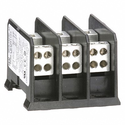 Mintr Distr Block Al/Cu 600V AC/DC MPN:9080LBA361104